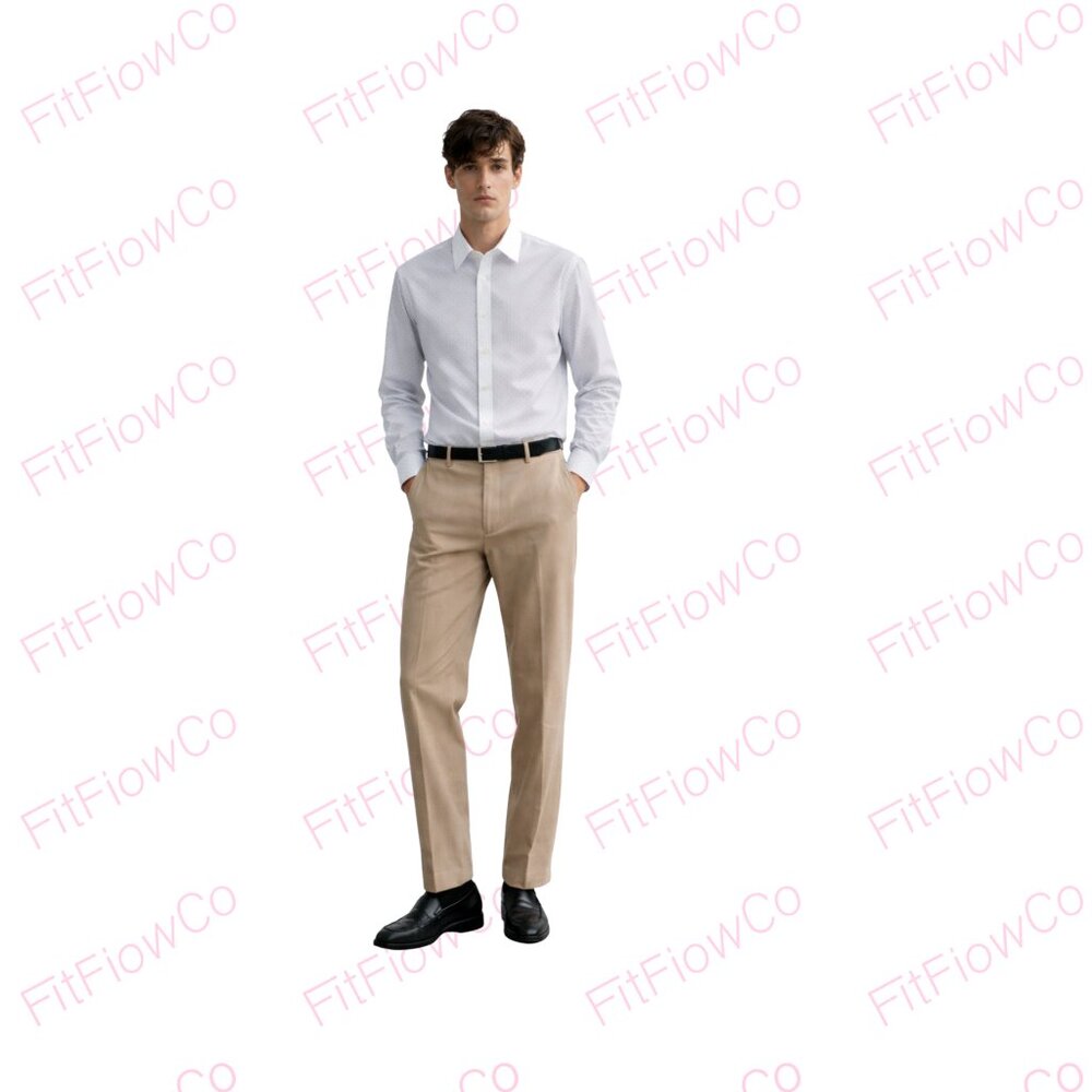 Express Contrast Collar Micro Dot Shirt White Black Gray Slim Fit Button Down